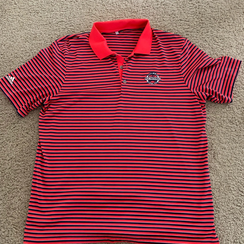 PGA National Adidas golf shirt